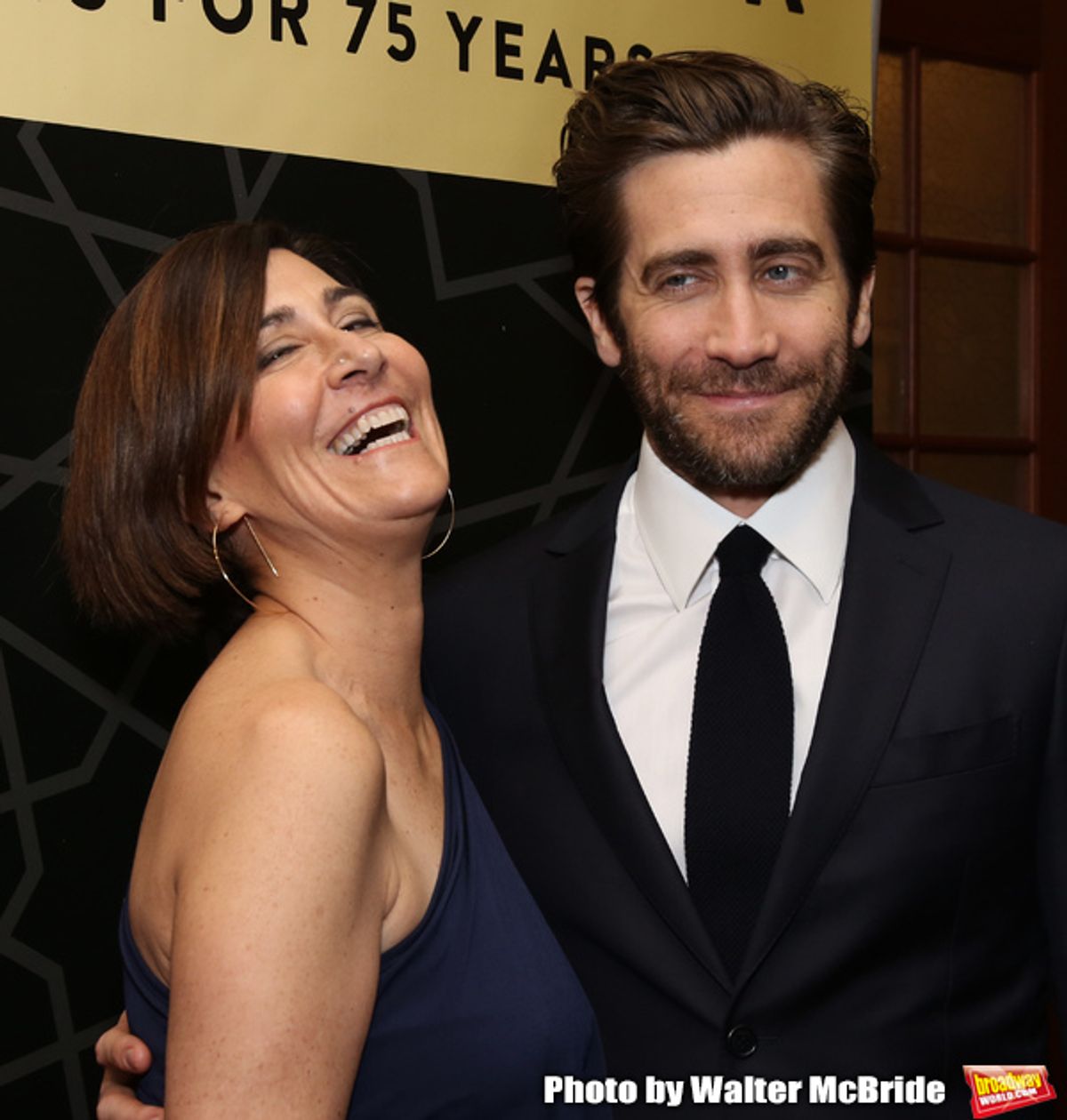 Jeanine Tesori and Jake Gyllenhaal at 