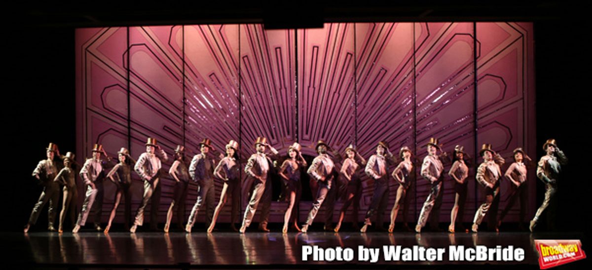 Tony Yazbeck, Jenna Nicole Schoen, Anthony Wayne, Robyn Hurder, Jay Armstrong-Johnson and Melanie Moore and cast  at 