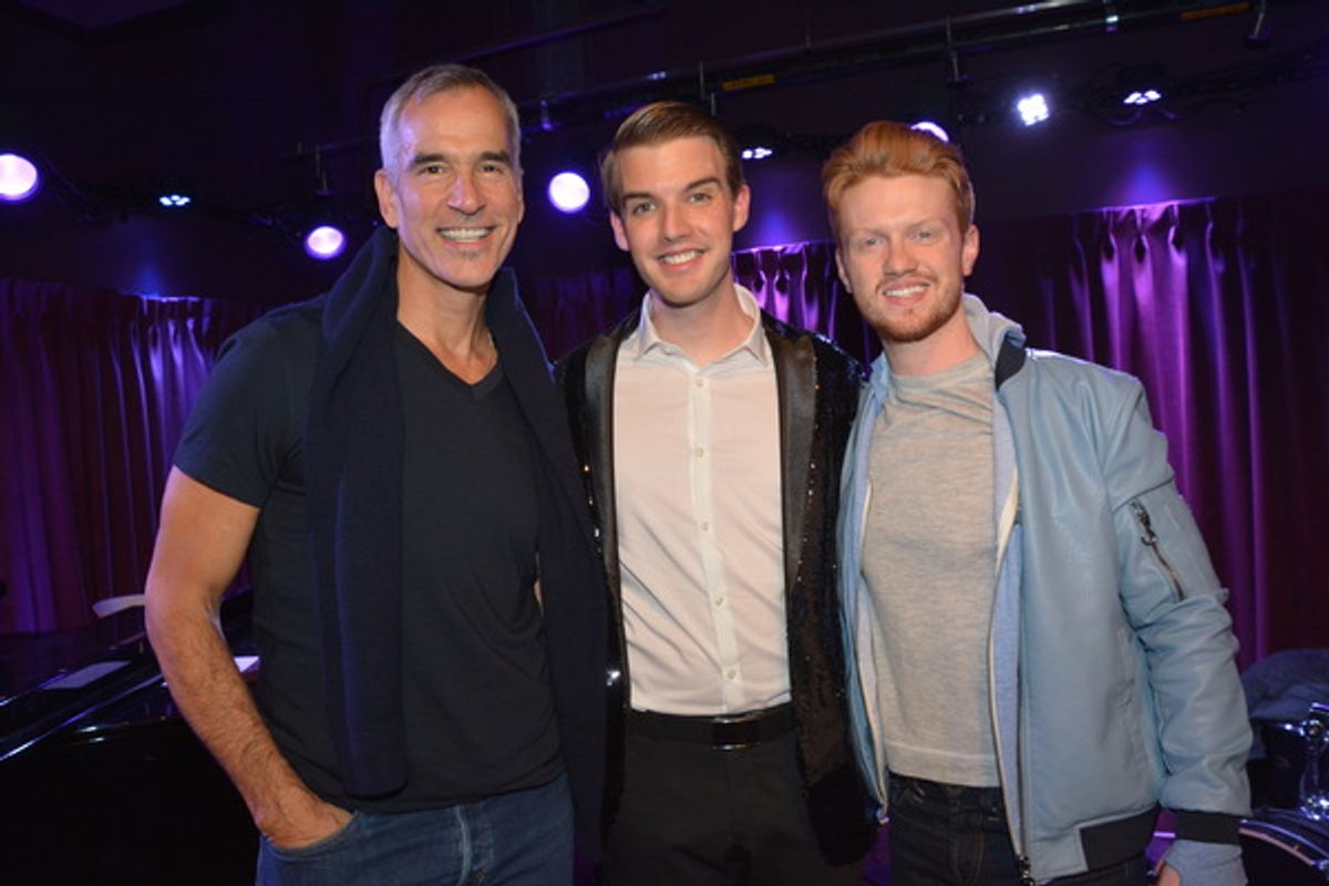 Jerry Mitchell, Mark William and Ricky Schroeder at 