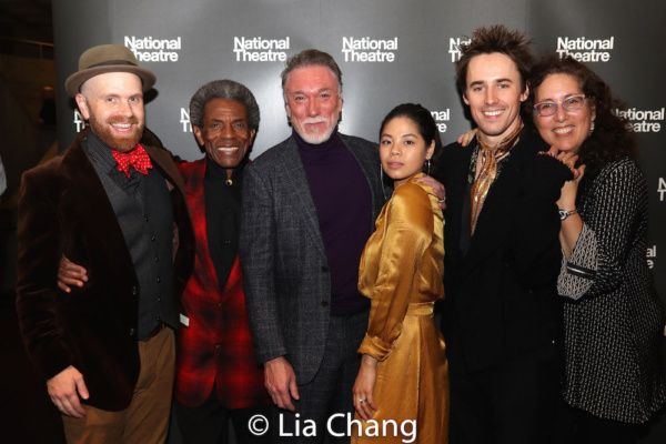Musical Director and Vocal Arranger Liam Robinson, Andre De Shields, Patrick Page, Ev Photo