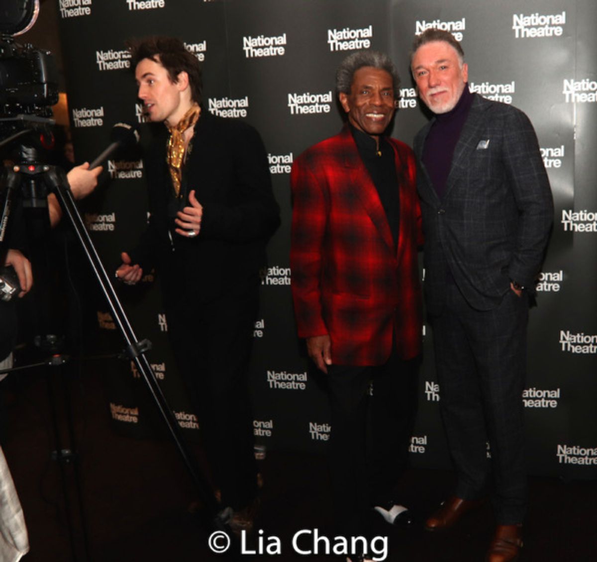 Reeve Carney, Andre De Shields, Patrick Page at 