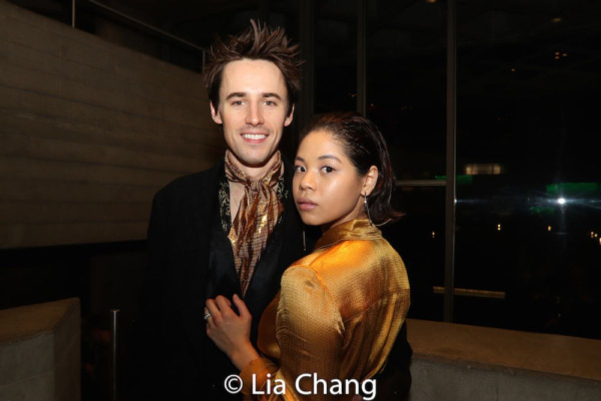 Reeve Carney and Eva Noblezada at 