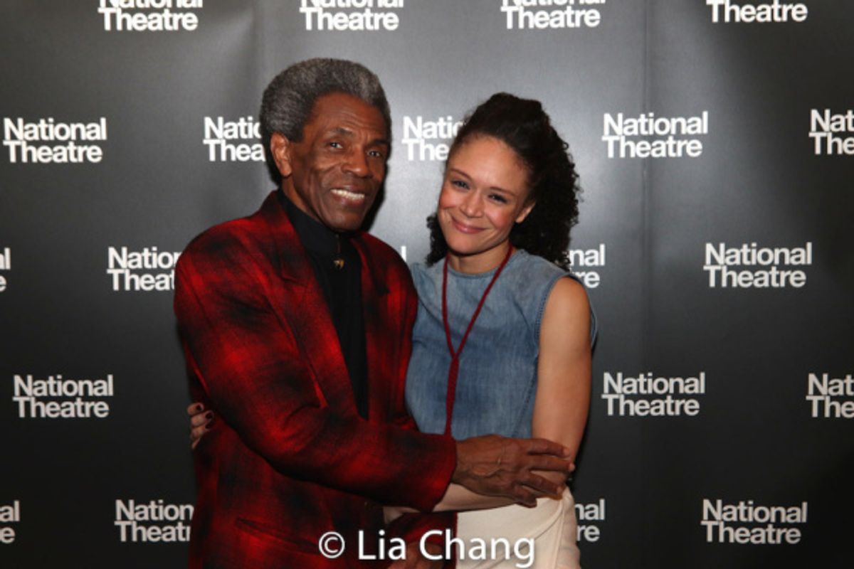 Andre De Shields and Amber Gray at 