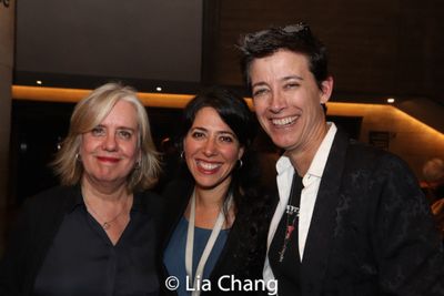 Director Lisa Peterson, HADESTOWN Director Rachel Chavkin and Set Designer Rachel Hau Photo