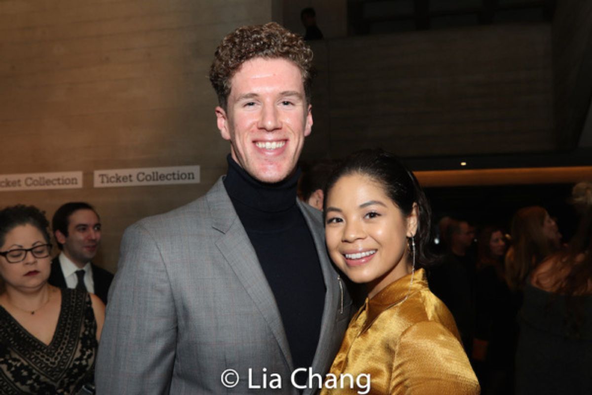 Leo Roberts and his wife Eva Noblezada at 