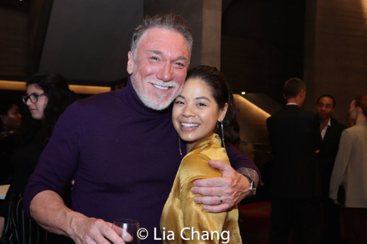 Patrick Page and Eva Noblezada at 