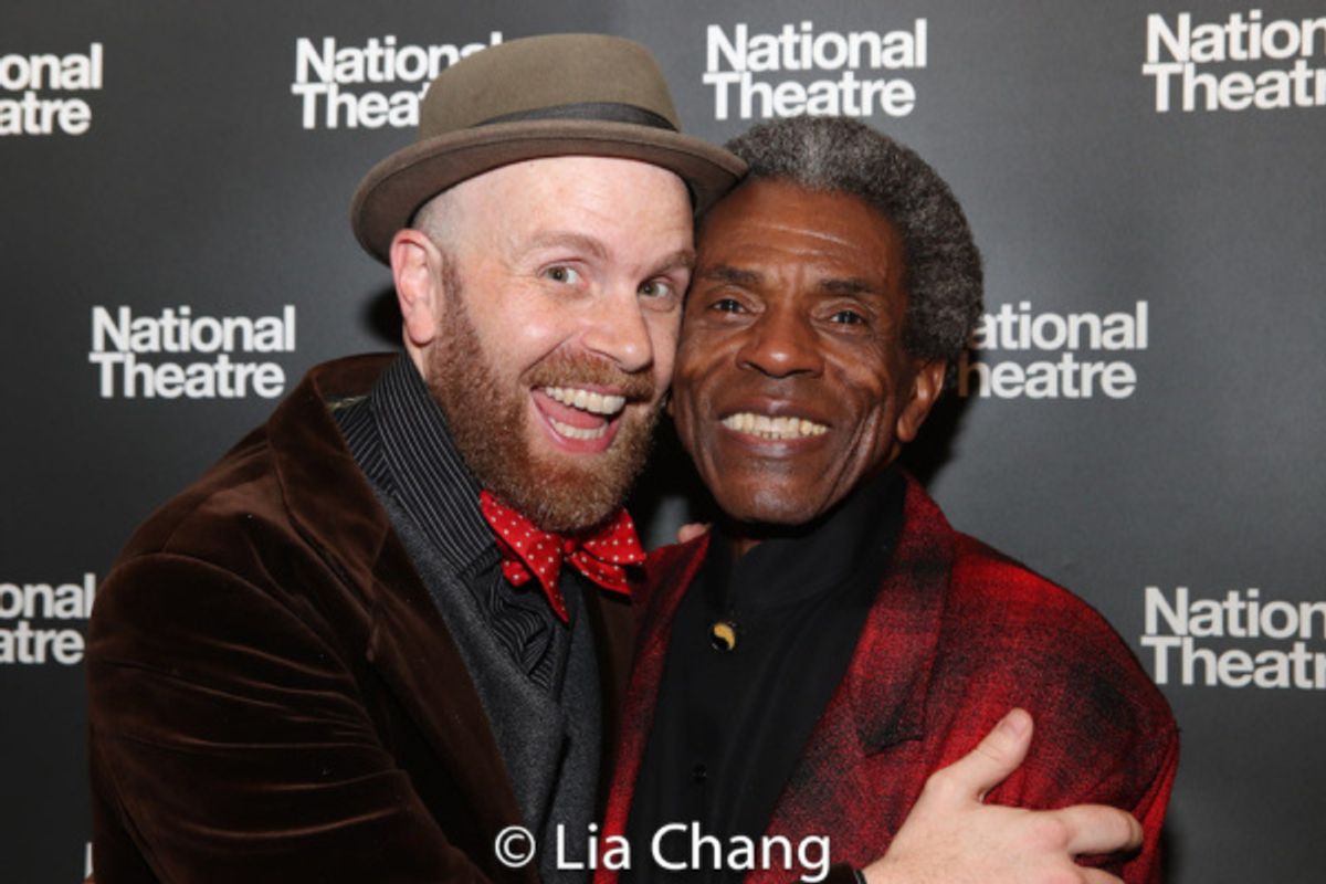 Liam Robinson and Andre De Shields at 