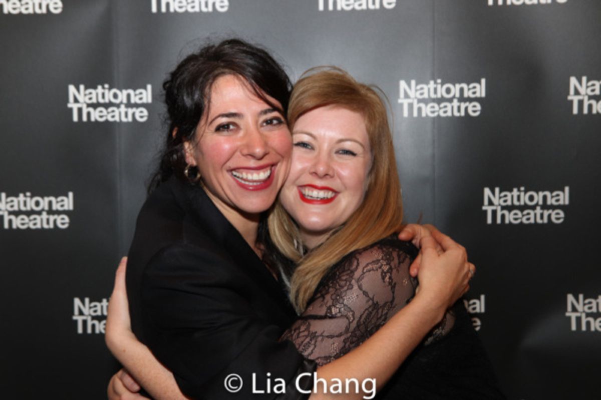 Director Rachel Chavkin and Assistant Director Maria Crocker at 