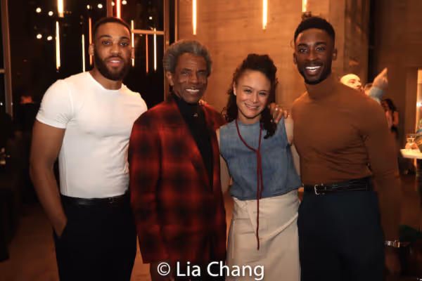 Shaq Taylor, Andre De Shields, Amber Gray, Jordan Shaw Photo