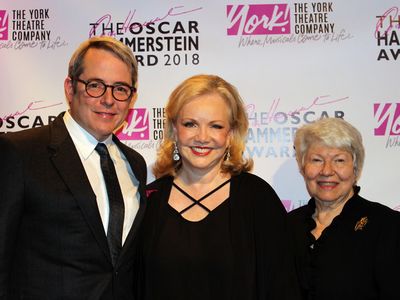 Matthew Broderick, Susan Stroman, Betty Cooper Wallerstein Photo