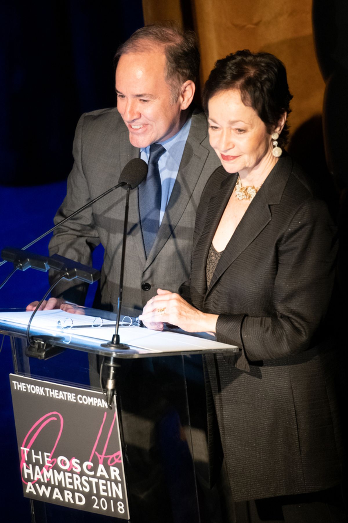 Stephen Flaherty. Lynn Ahrens at 