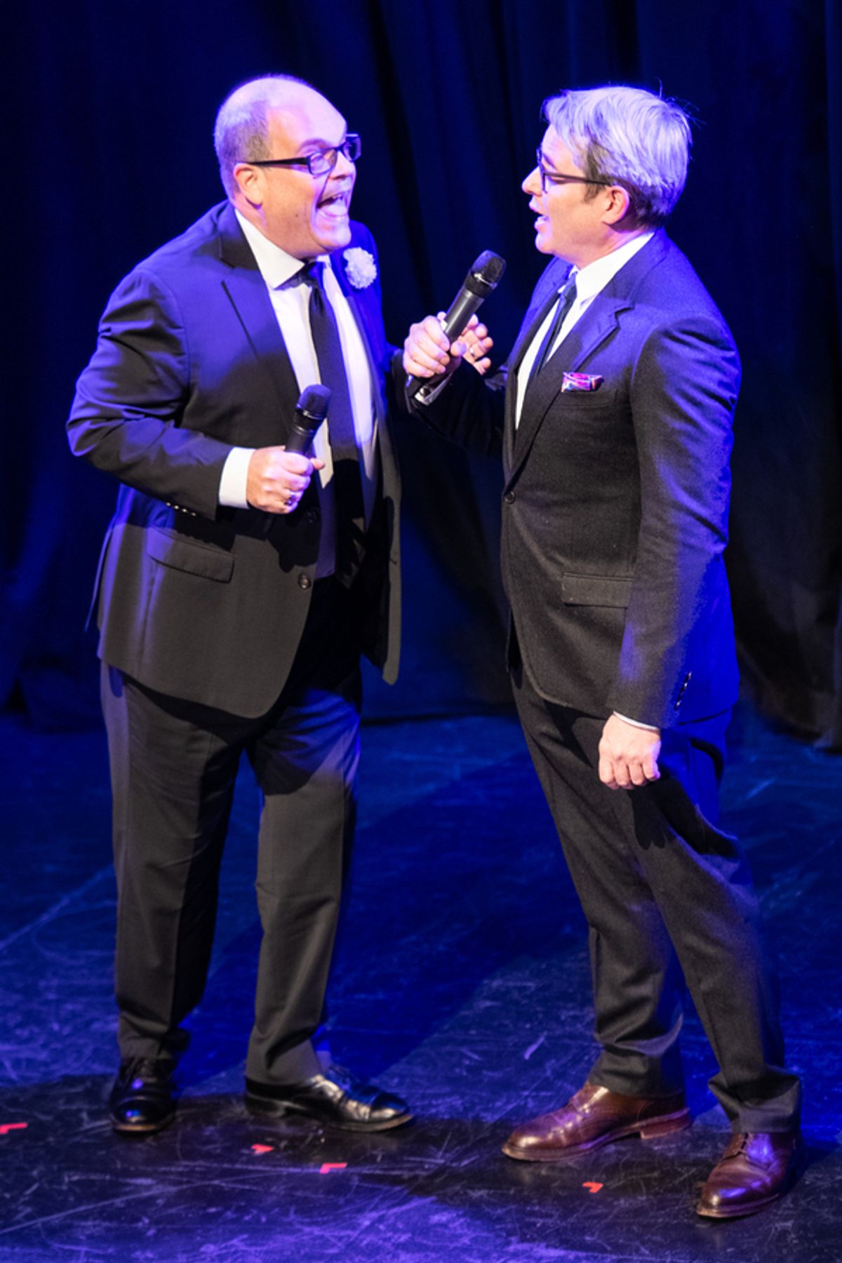 Brad Oscar, Matthew Broderick at 