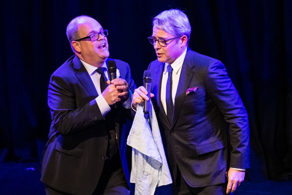 Brad Oscar, Matthew Broderick at 