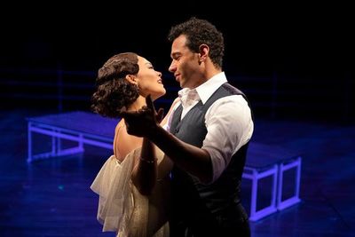 Lisa Helmi Johanson and Corbin Blei in "Anything Goes."
 Photo