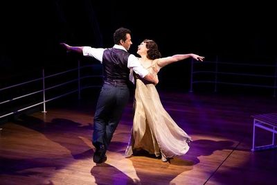 Corbin Bleu and Lisa Helmi Johanson in "Anything Goes." Photo