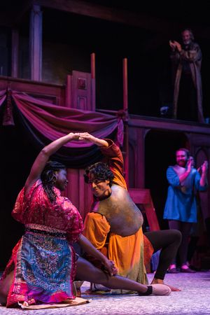 Meredith Greene as Thaisa and Matthew Romain as Pericles Photo