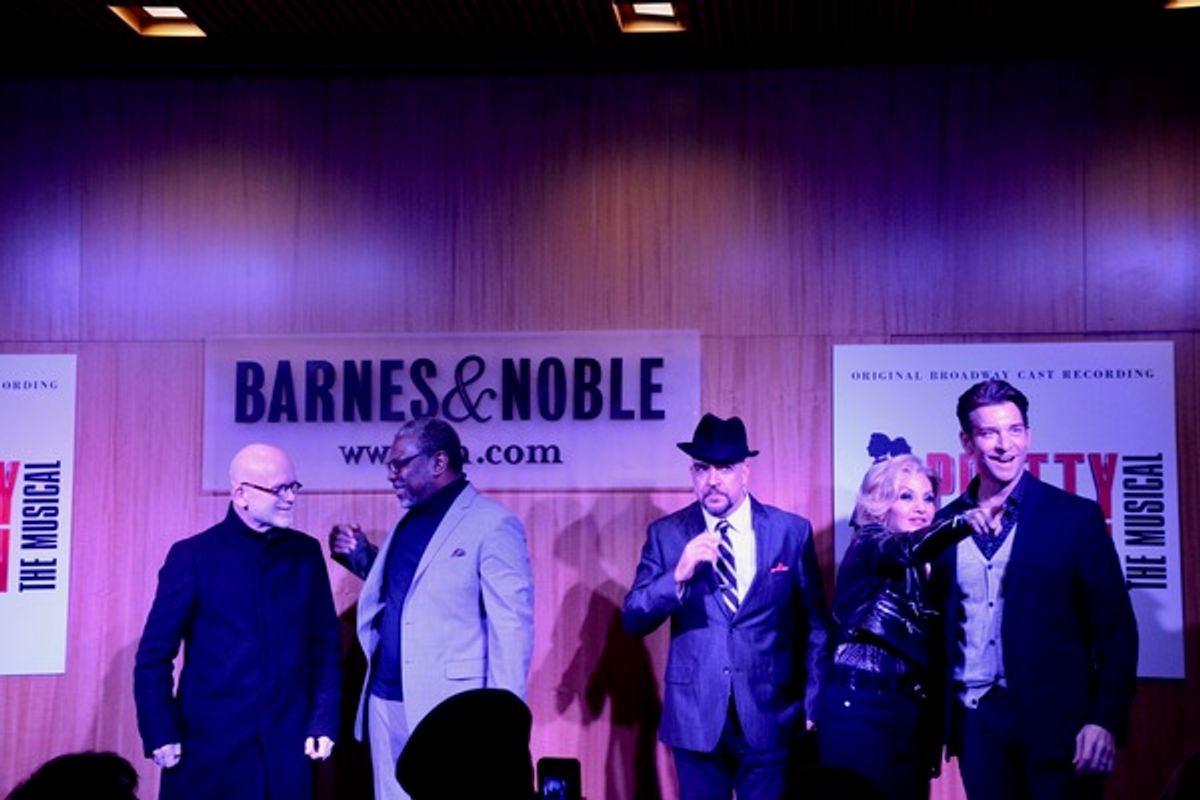 Jim Vallance, Kingsley Leggs, Eric Anderson, Orfeh and Andy Karl at 