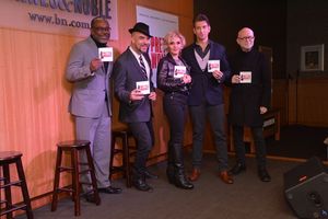 Kingsley Leggs, Eric Anderson, Orfeh, Andy Karl and Jim Vallance Photo