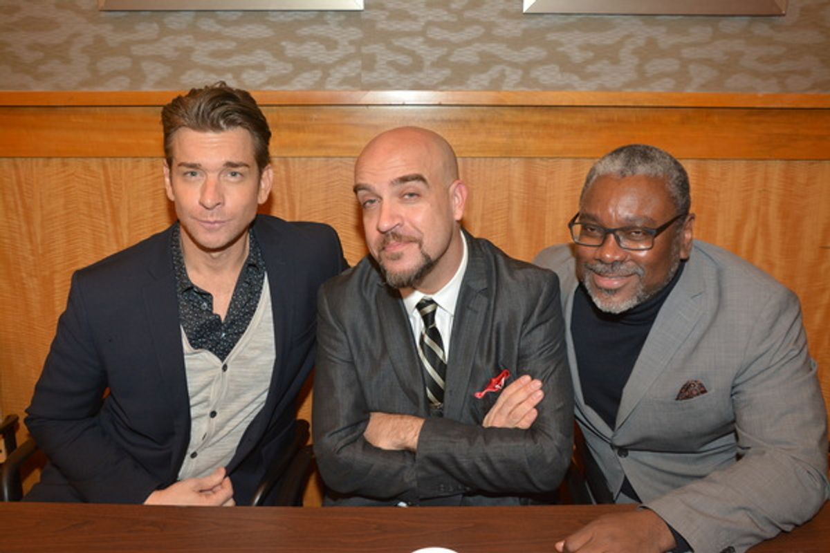 Andy Karl, Eric Anderson and Kingsley Leggs at 