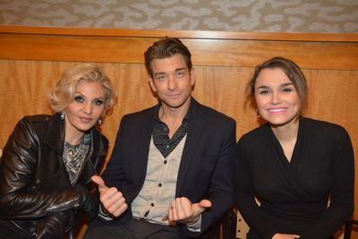 Orfeh, Andy Karl and Samantha Barks Photo