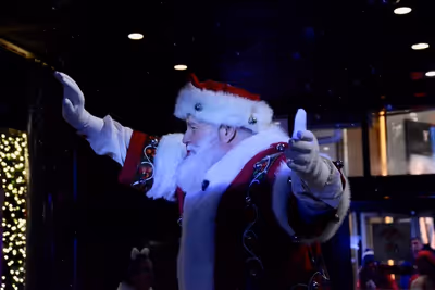Santa Claus at Macy's Herald Square 2018 Windows Unveiling Photo