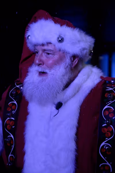 Santa Claus at Macy's Herald Square 2018 Windows Unveiling Photo