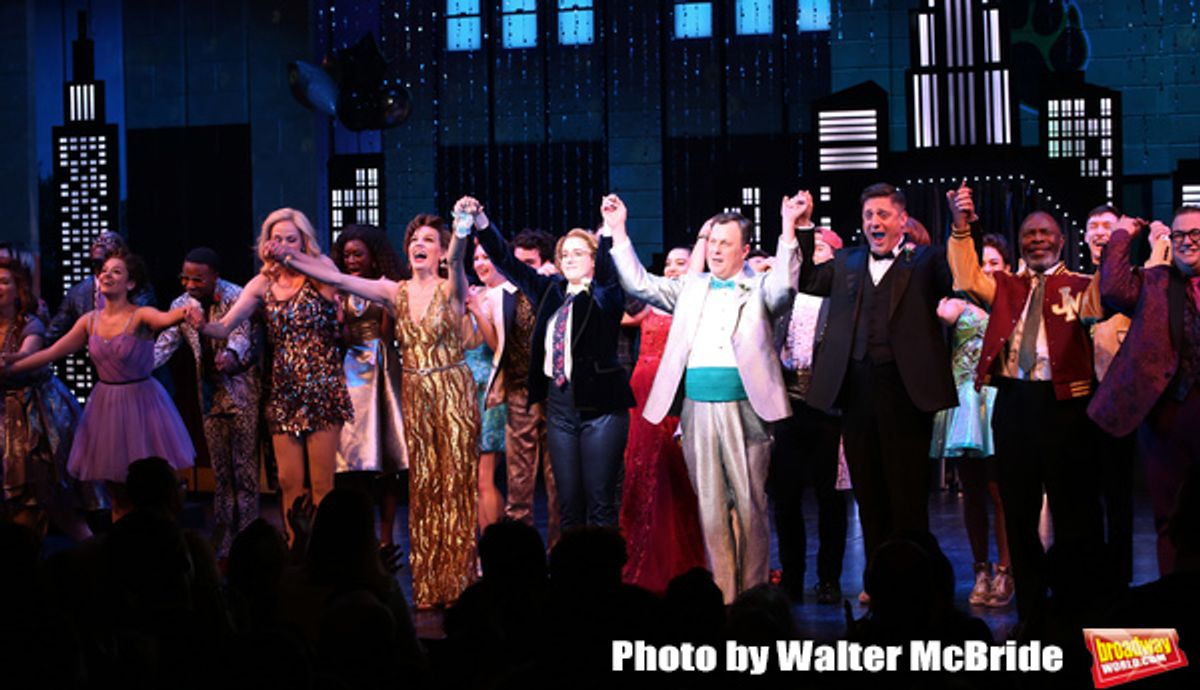 Isabelle Mccalla, Angie Schworer, Beth Leavel, Caitlin Kinnunen, Brooks Ashmanskas, Christopher Sieber, Michael Potts and Josh Lamon  at 