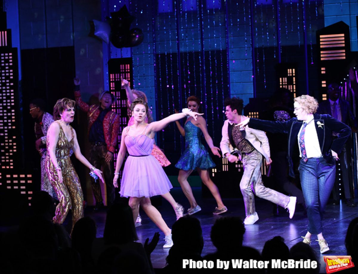 Beth Leavel, Isabelle McCalla and Caitlin Kinnunen  at 