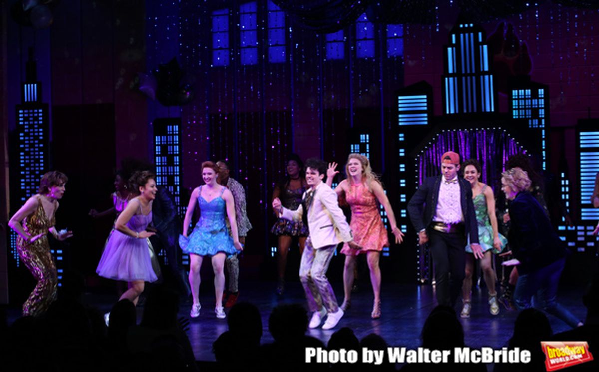 Beth Leavel, Isabelle McCalla and Caitlin Kinnunen with cas at 