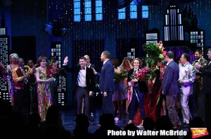 Angie Schworer, Michael Potts, Beth Leavel, Chad Beguelin, Casey Nicholaw, Rob Martin Photo