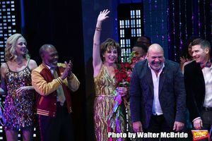 Angie Schworer, Michael Potts, Beath Leavel, Casey Nicholaw and Chad Beguelin Photo