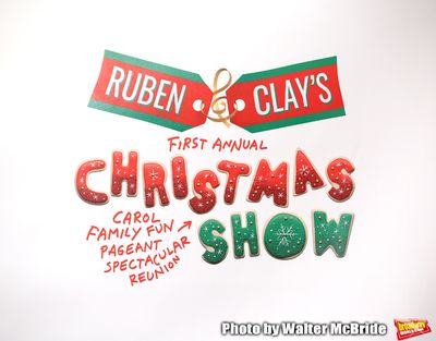 Clay Aiken and Ruben Studdard attend the Broadway Preview Photo Call for "Ruben & Cla Photo