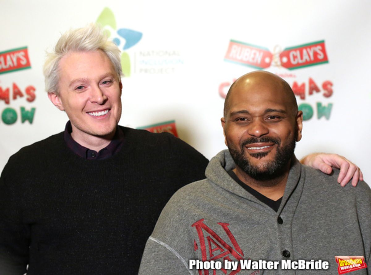 Clay Aiken and Ruben Studdard at 