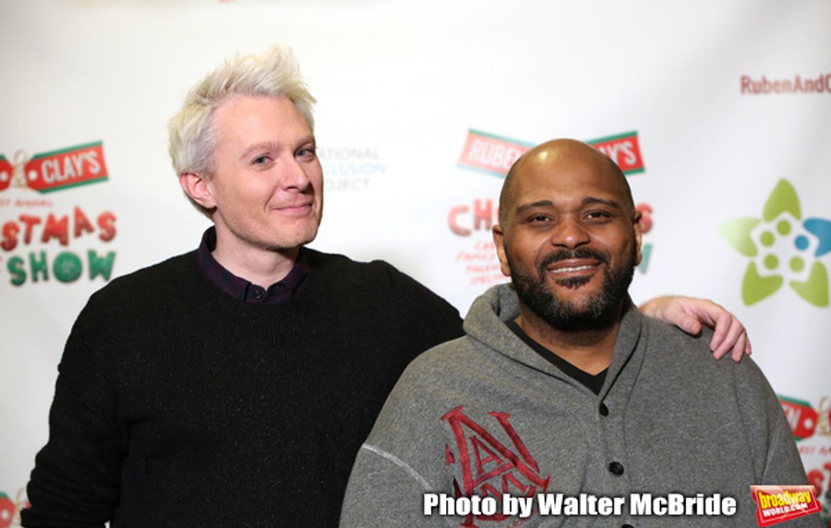 Clay Aiken and Ruben Studdard at 