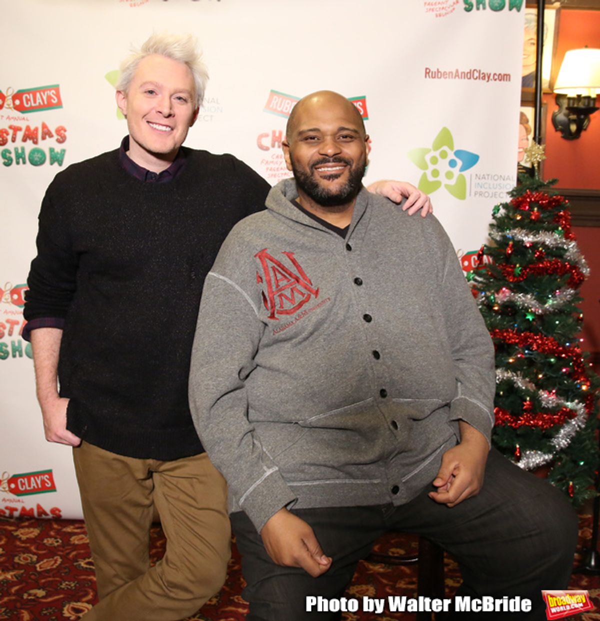 Clay Aiken and Ruben Studdard  at 