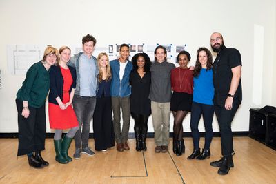 â€¢	Sarah Laux (Costume Designer), Abby Rosebrock (Playwright), Peter Mark Kendal Photo