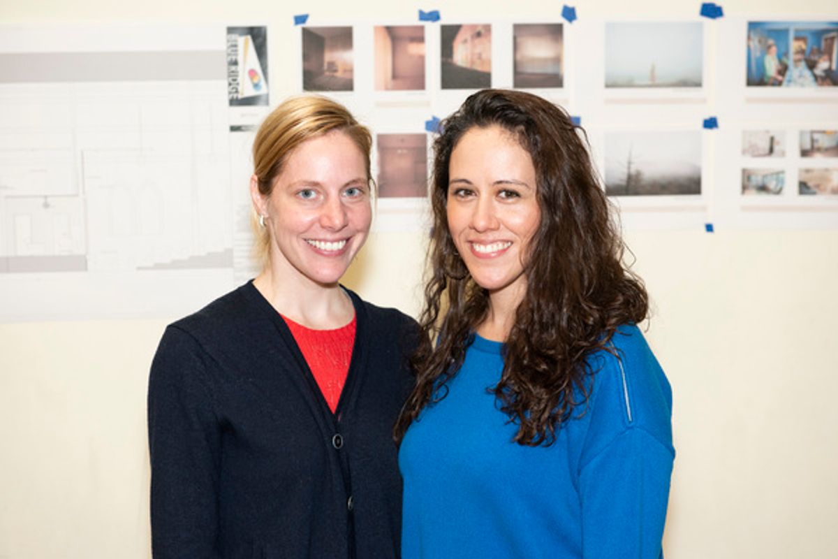 Abby Rosebrock (Playwright) and Taibi Magar (Director) at 