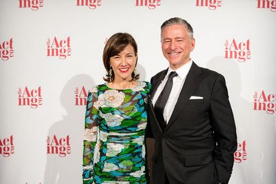 Board member Vin Cipolla and Celine McDonald Photo