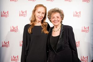 Board member Vin Cipolla and Celine McDonald Photo