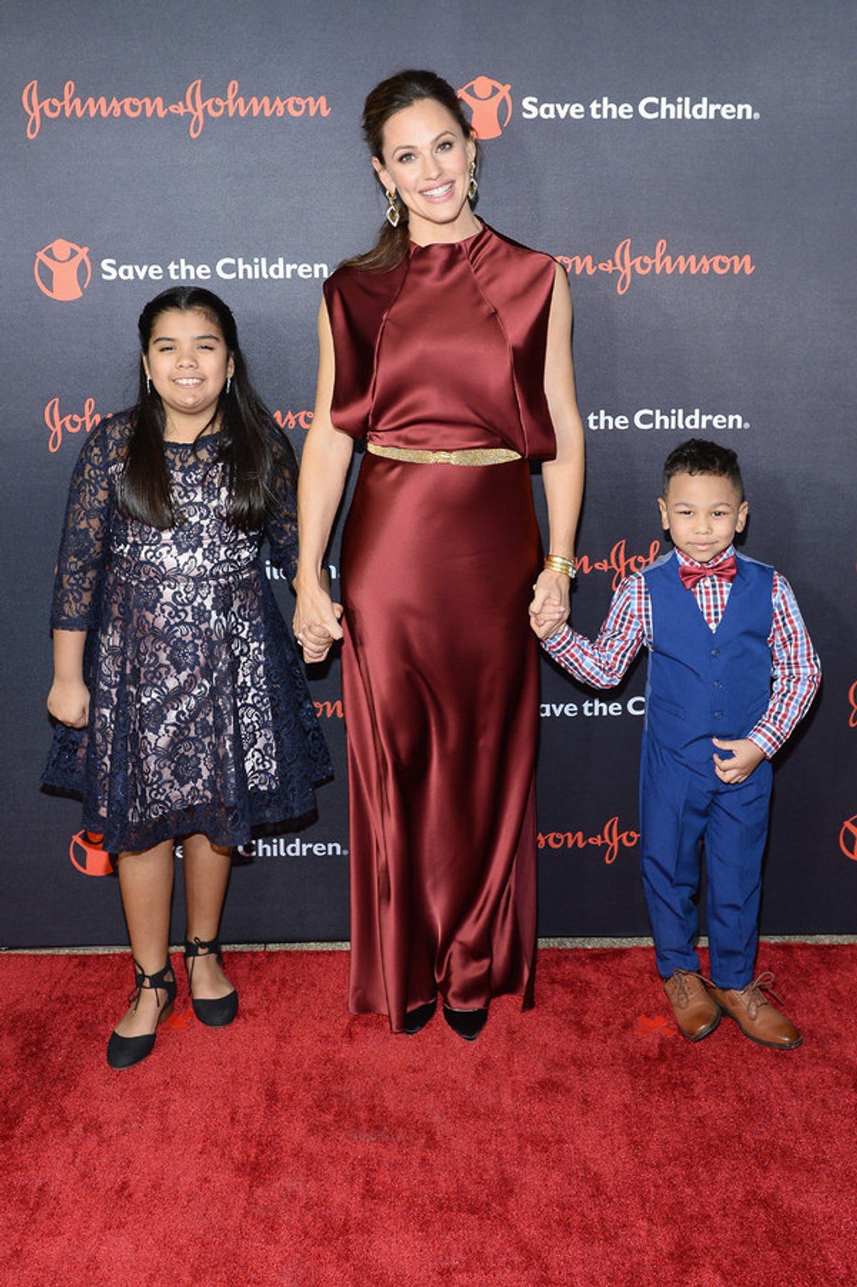 Sophia Ramirez, Jennifer Garner and Jakob  at 
