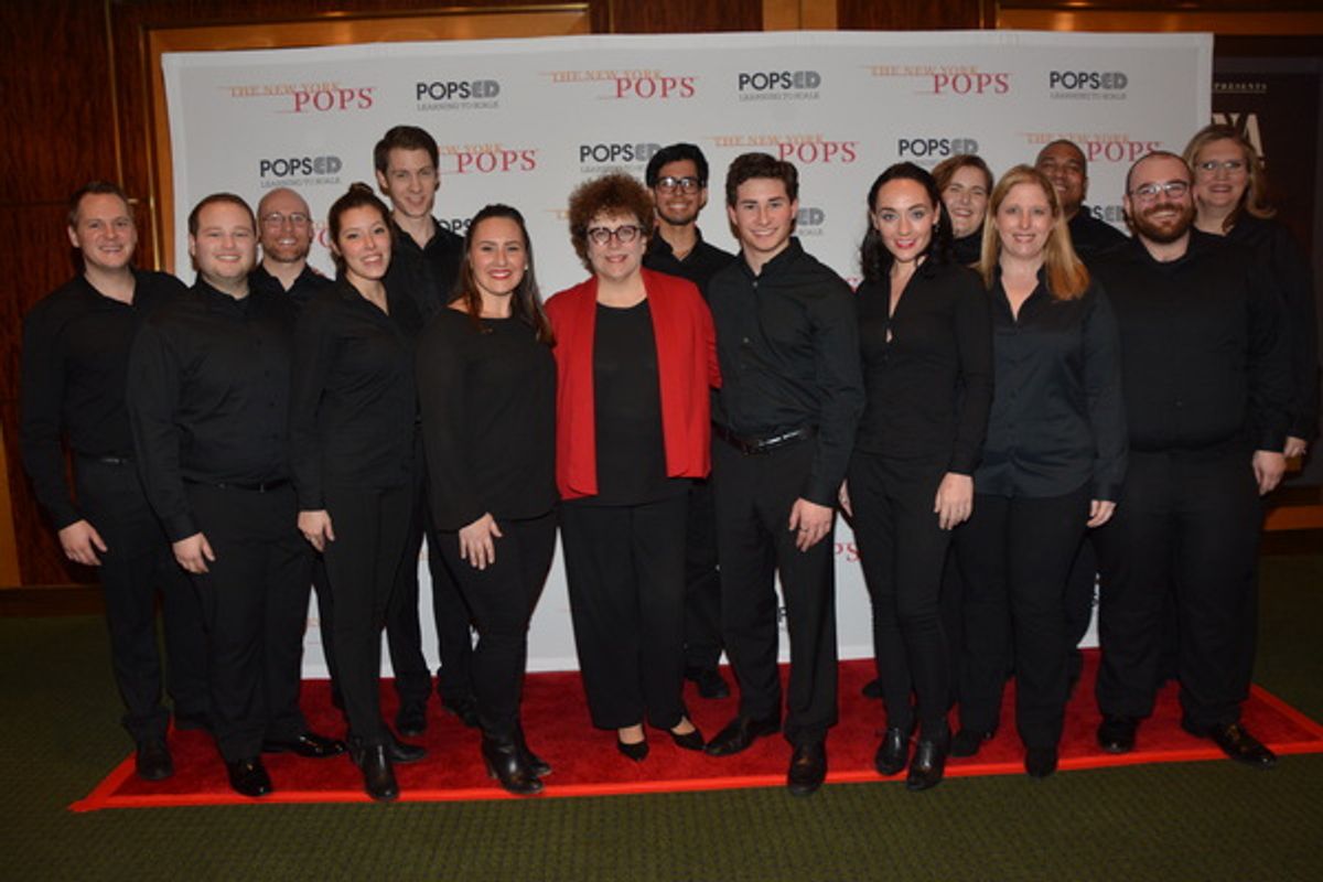 Judith Clurman (Music Director and Conductor) with members of Essential Voices USA that includes-James Yuhas, Mardie Cohen, Jacqueline Taylor, David Gabriel Lerner, Jennifer Hornback, Mariela Flor Olivo, Dylan Glickel, Patty Gaffney Burke, Alonzo Johnson, at 