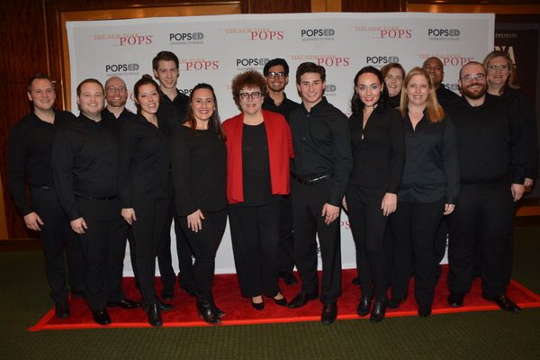 Judith Clurman (Music Director and Conductor) with members of Essential Voices USA th Photo