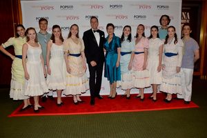 Steven Reineke with members of New York Theatre Ballet that includes-Alexis Branagan, Photo