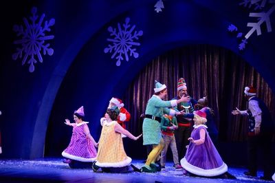 Erik Gratton and The Cast of Elf Photo