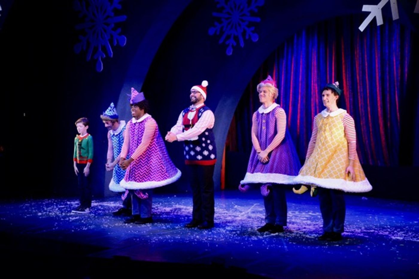 Photo Coverage: The Cast of ELF THE MUSICAL Takes Opening Night Bows  Image