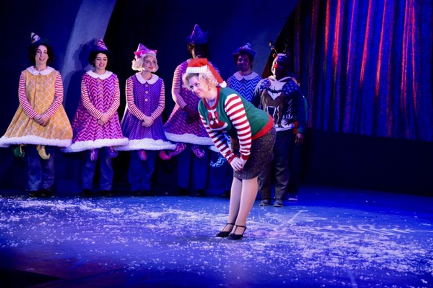 Photo Coverage: The Cast of ELF THE MUSICAL Takes Opening Night Bows  Image