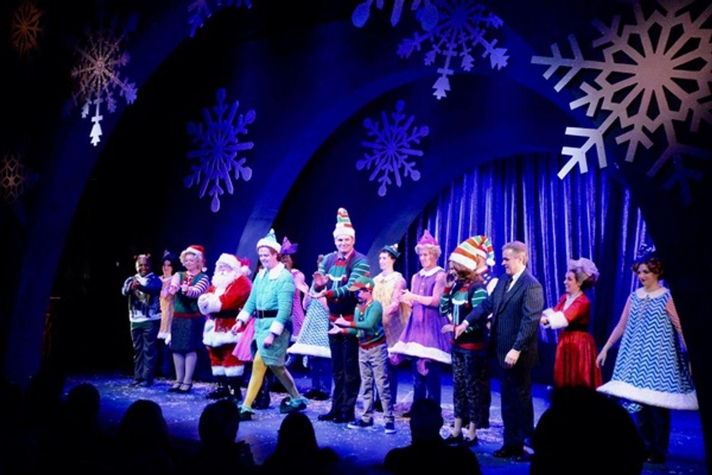 Photo Coverage: The Cast of ELF THE MUSICAL Takes Opening Night Bows  Image