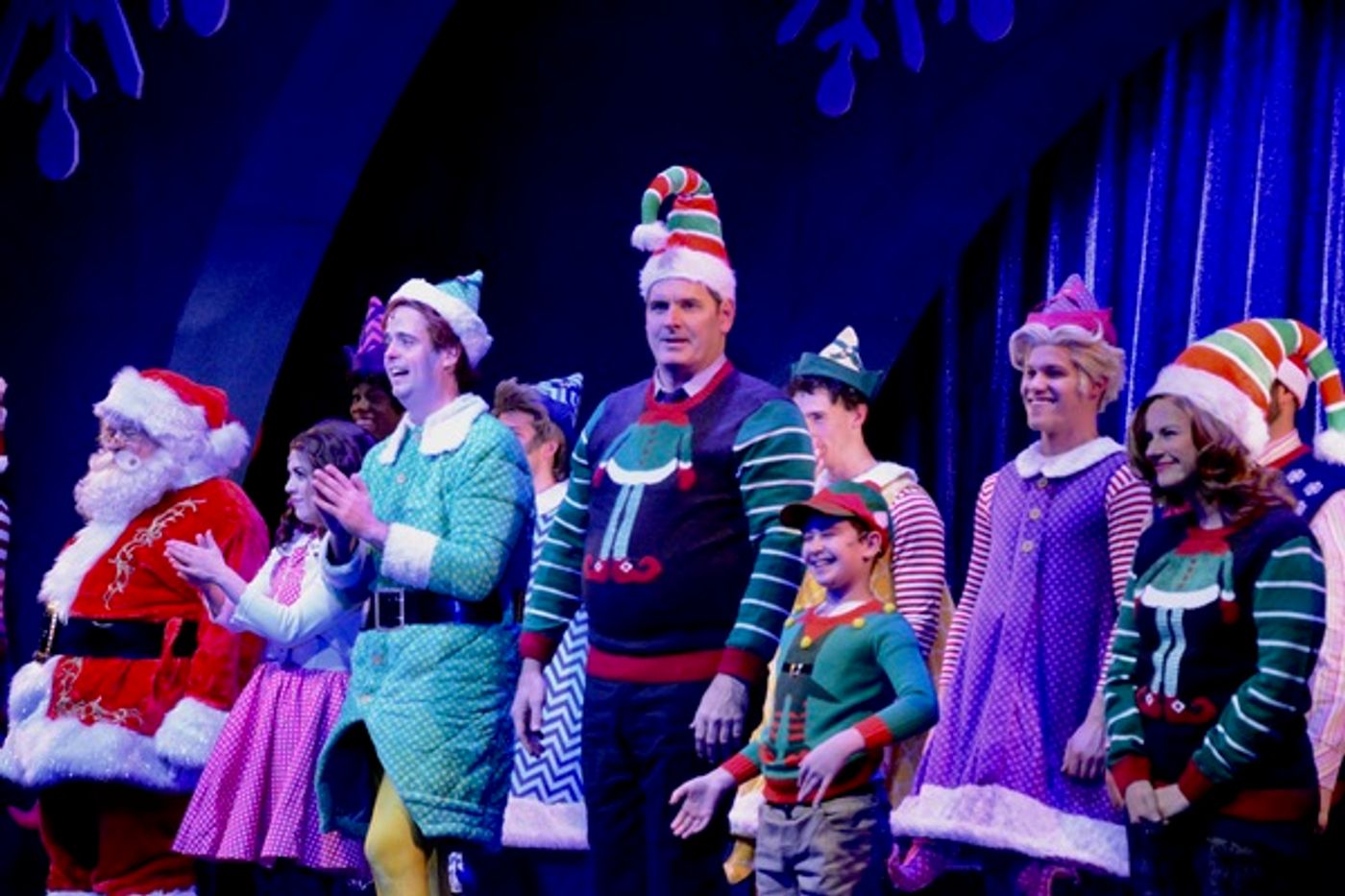 Photo Coverage: The Cast of ELF THE MUSICAL Takes Opening Night Bows  Image
