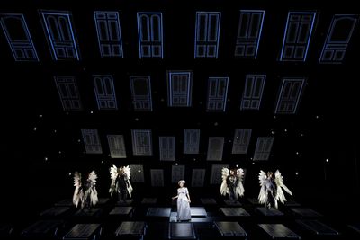 Golda Schultz as Clara (center) with Sarah Cambidge, Amitai Pati, Ashley Dixon and Ch Photo