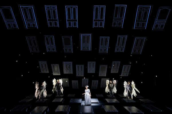 Golda Schultz as Clara (center) with Sarah Cambidge, Amitai Pati, Ashley Dixon and Ch Photo